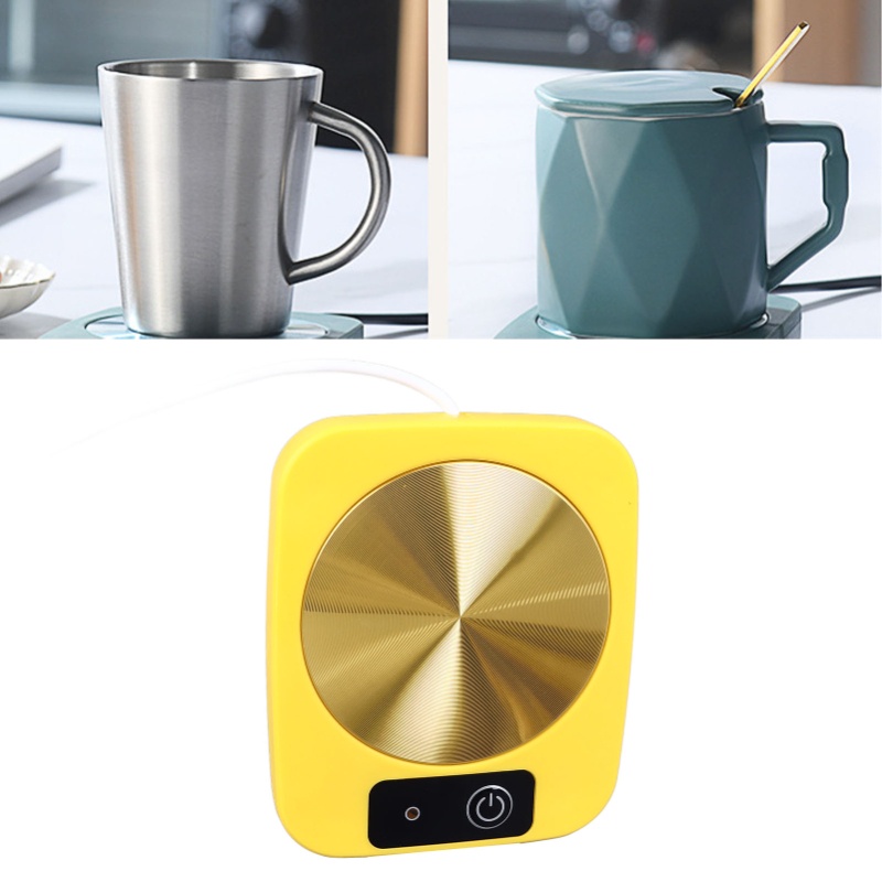 Smart Home Office - スマート恒温コーヒーウォーマー USB給電式ポータブルマグウォーマー オフィス、旅行、家庭用