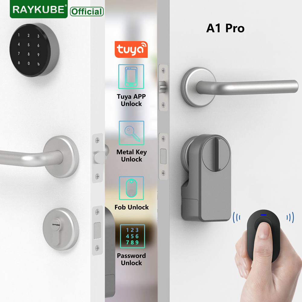 Smart Home Japan - RAYKUBE A1 Pro Tuya BEL スマート電子ドアロックセット