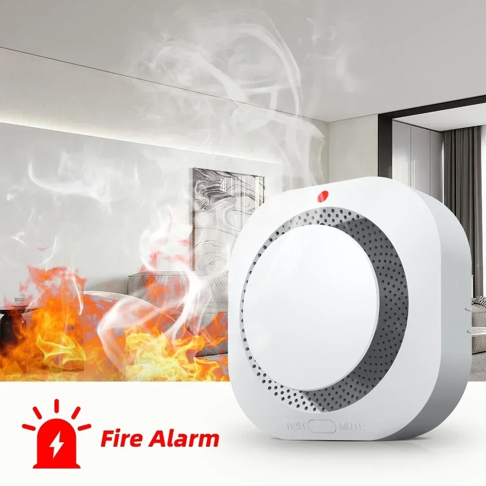 Smart Smoke Detector - 3-in-1独立型スマート交換式煙火災警報器センサー（家庭用倉庫セキュリティ用）