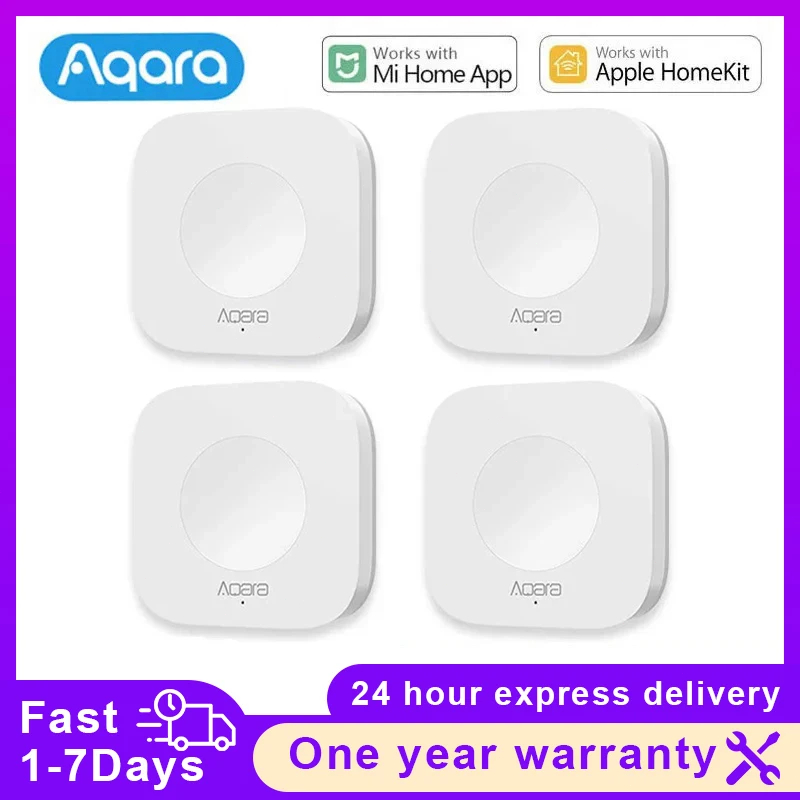 Smart Home Xiaomi Devices - Aqara-スマートホームセンサー,ワイヤレスミニスイッチ,Zigbeeボタン,ハブ接続,リモート,キーコントロール,Xiaomi, Mijia,パイナップル,Homekit