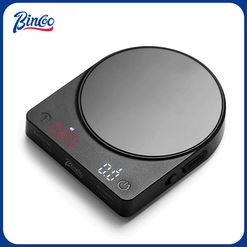 Smart Home Project - BINCOO コーヒーデジタルスケール スマートスケール エスプレッソ豆計量用 ミニポータブルスケールアクセサリー、正確な家庭用＆カフェ用