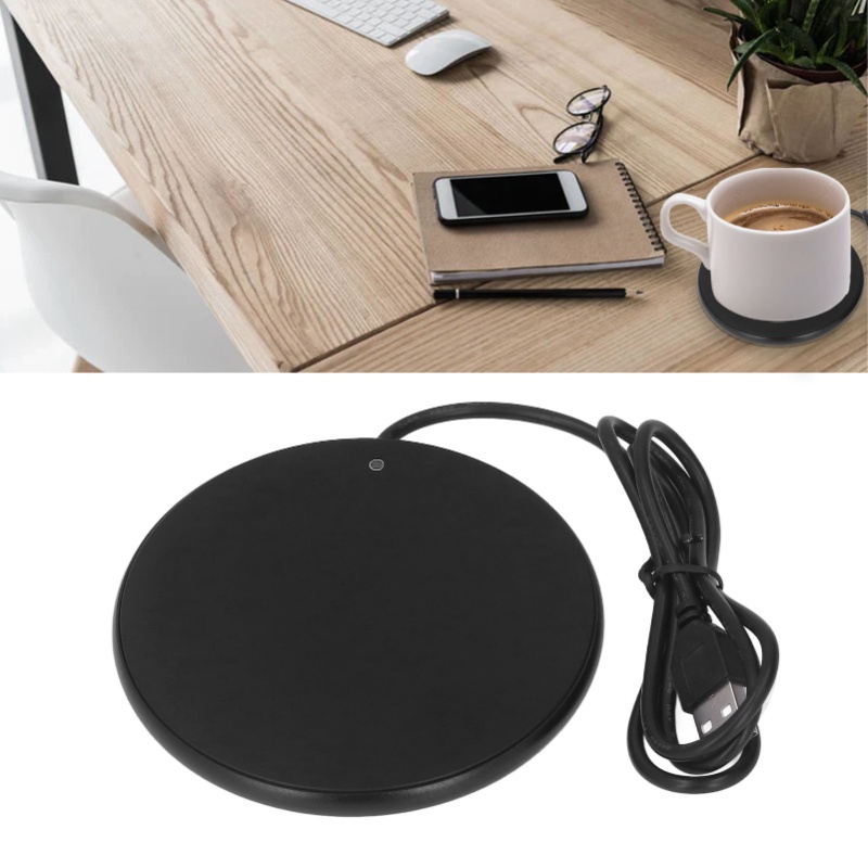 Smart Home Office - 55 ° C型恒温スマートコーヒーマグウォーマー USBキャンドルウォーマー 省スペース 旅行・自宅・オフィス用
