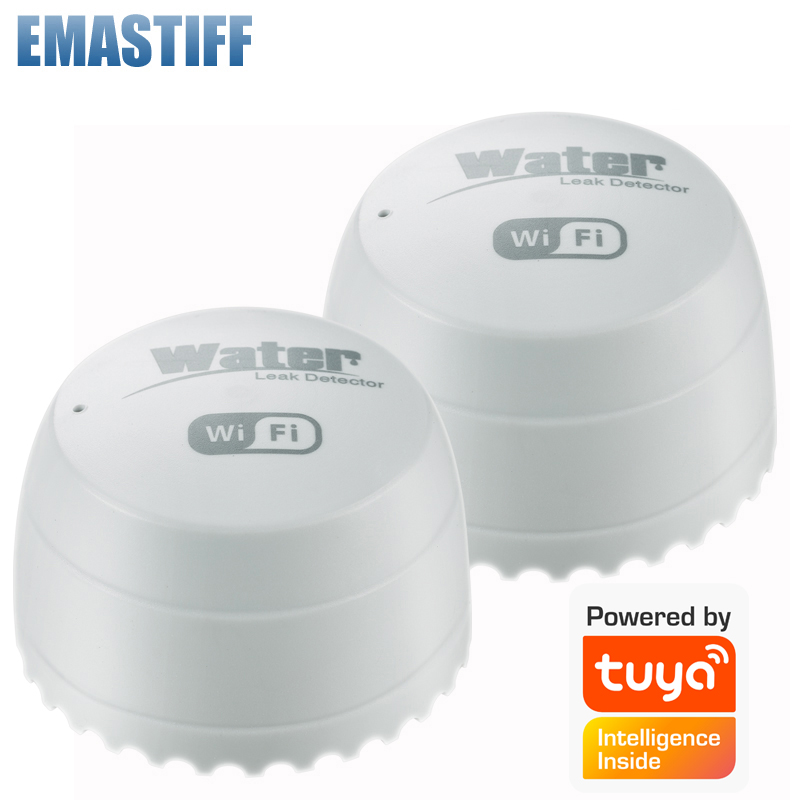 Wifi Water Leak Detector - WiFi水漏れ検知器 洪水センサー アラーム タンク漏水 水満水連動アラーム スマートライフアプリ対応