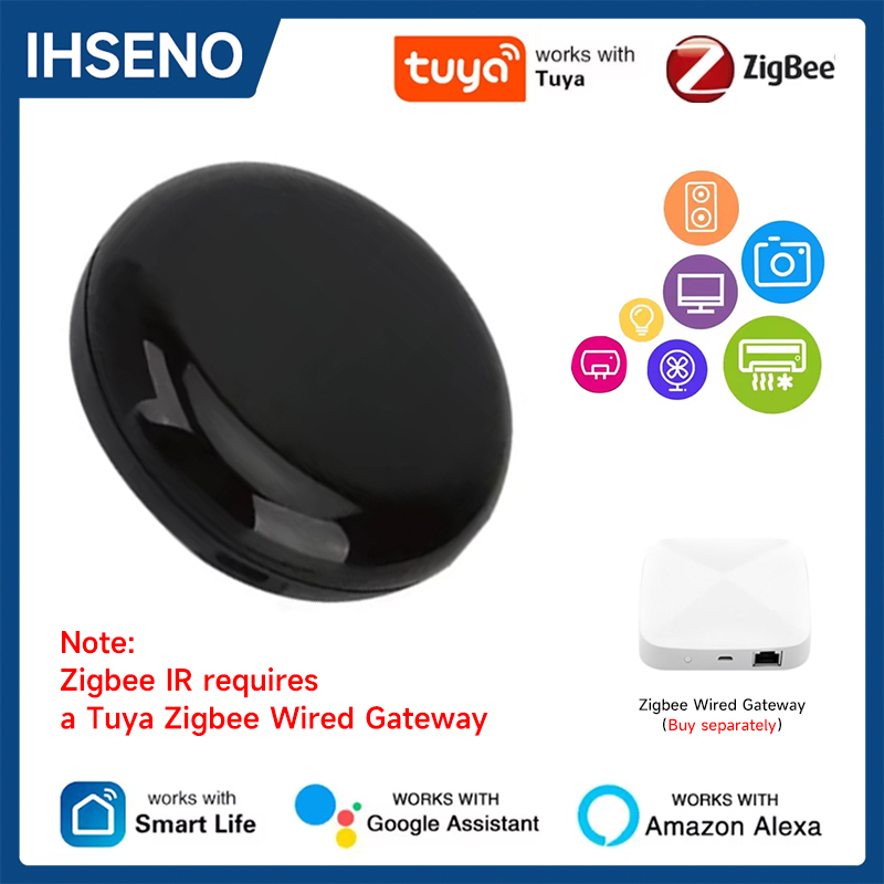 Smart Home Ir - Tuya Zigbee ユニバーサル IR リモコンスマートホームリモコンテレビ DVD