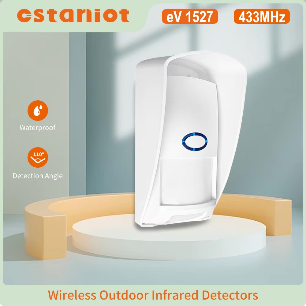 Smart Home Ir - Stanilot-ミニ屋外モーションディテクター,スマートホーム,ヒューマン赤外線,ボディセキュリティ,バーglarアラーム,110 °,ペットプルーフ,433mhz