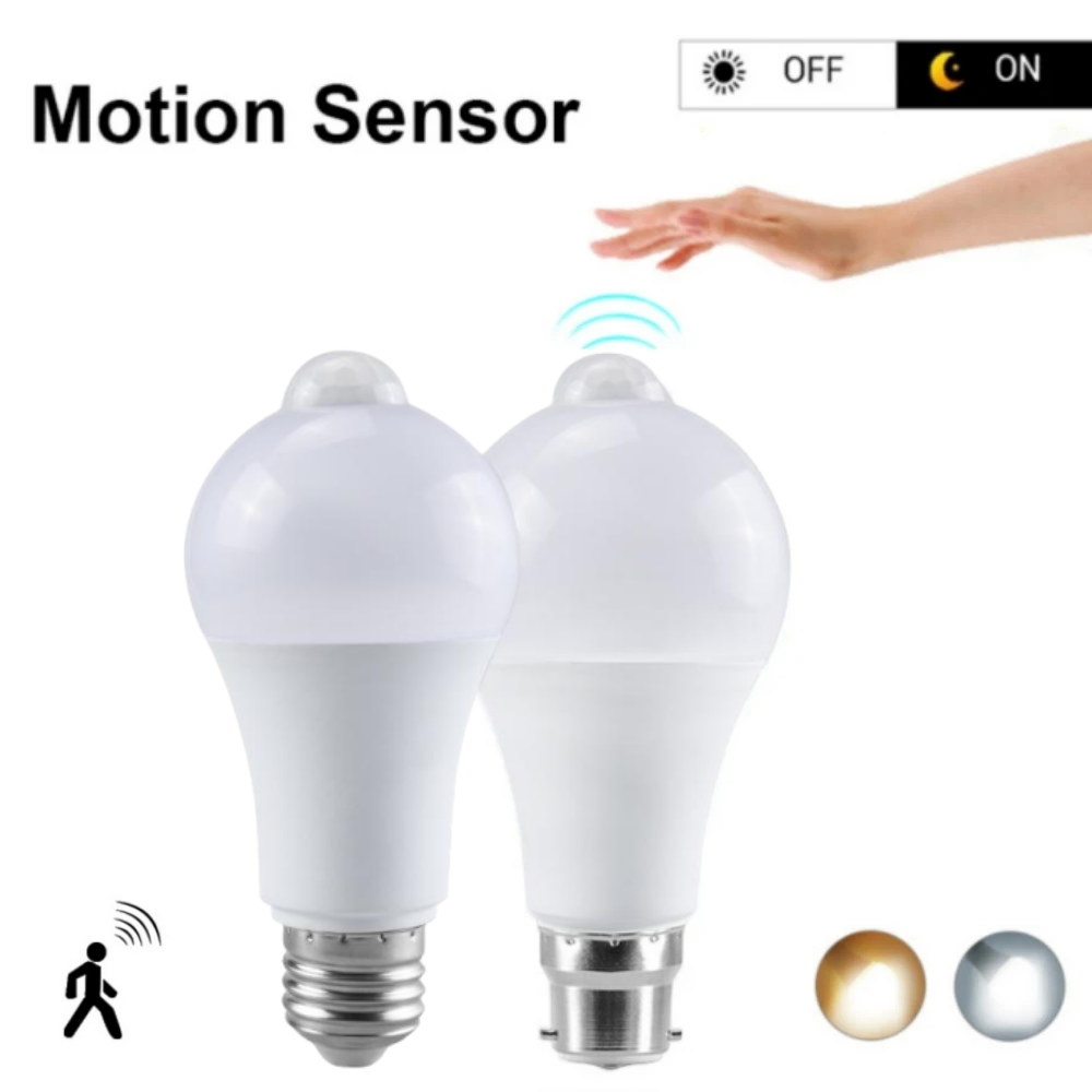 Smart Bulb - PIR モーションセンサー LED 電球 12 ワット