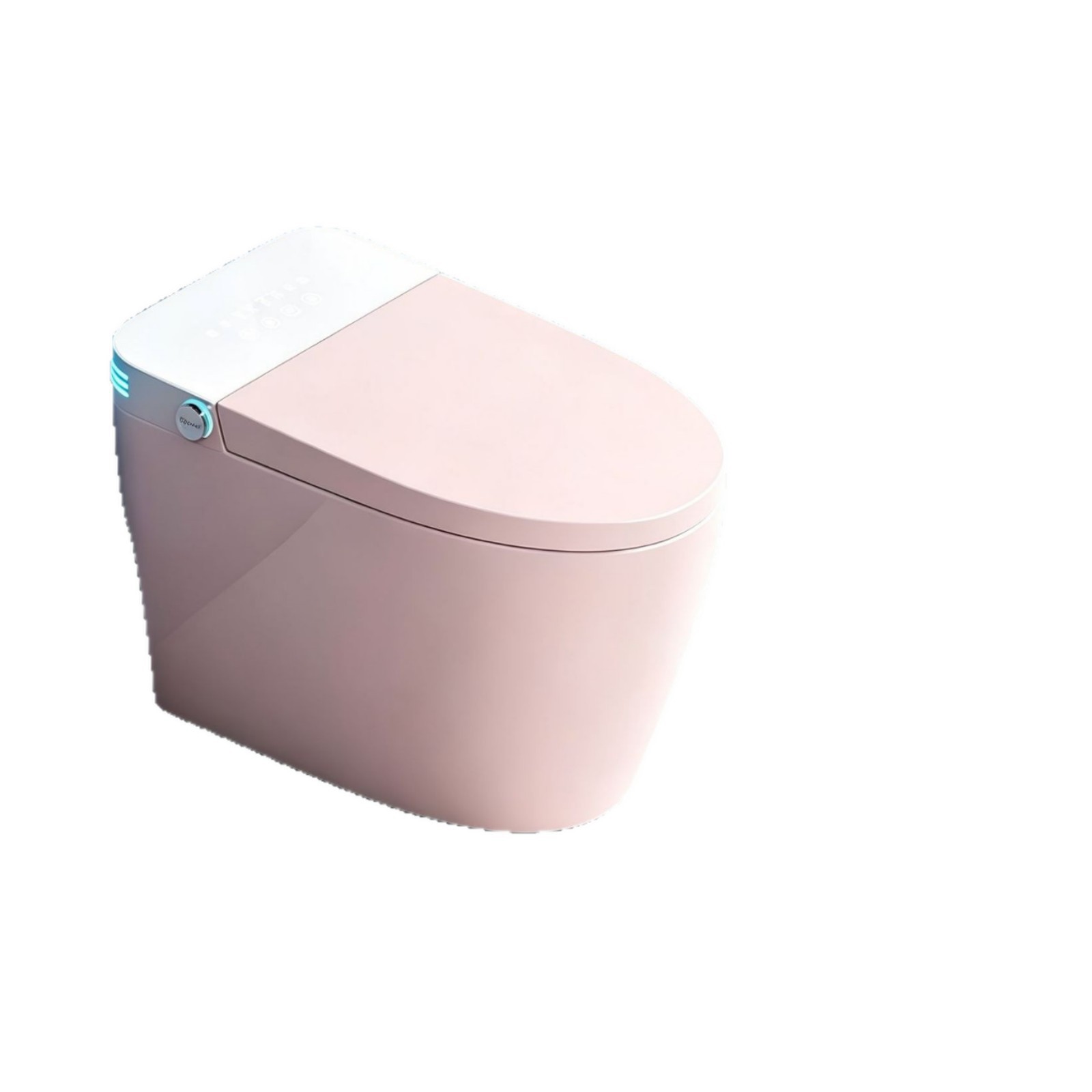 Smart Home In Us - スマートトイレ、ピンク、オールインワン自動、水圧制限なし、サイフォン式洗浄、家庭・ホテル用、インテリジェント浴室設備