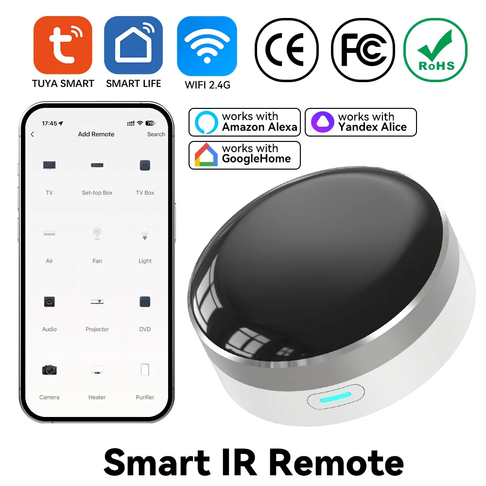 Smart Home Voice Assistant - YFK WiFi スマート IR ブラスター ユニバーサル
