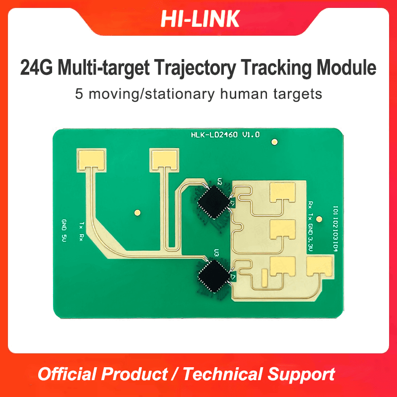 Smart Home Integration - 新しい人数カウント LD2460 スマートホーム人間の存在追跡センサーモーション測距モジュール HLK-LD2461