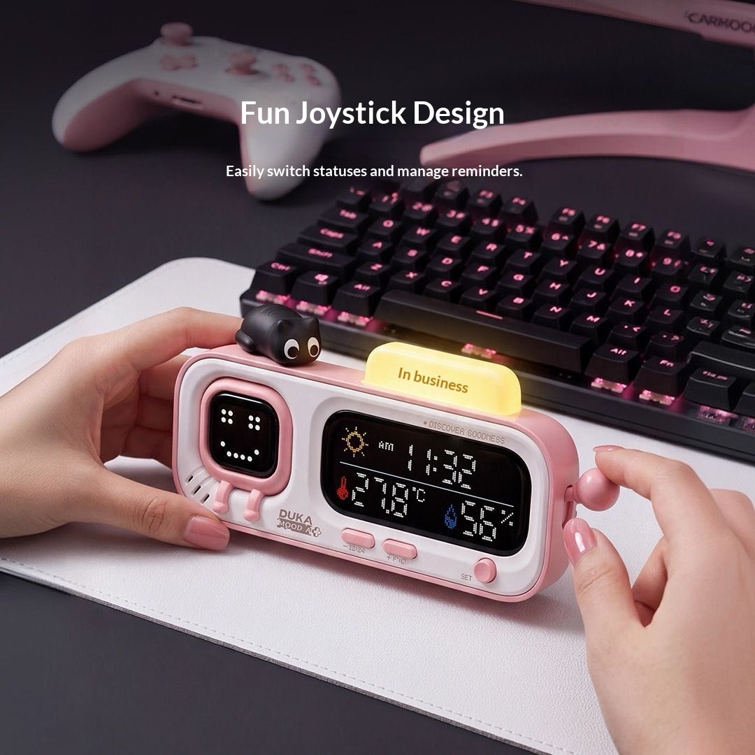DUKA MOODA スマートデスクトップ温度湿度時計電気デ - Smart Home Office のレビューと価格