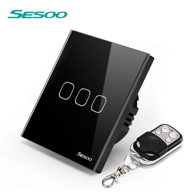 Sungoo-リモートタッチスイッチ、クリスタルガラスパネル - Smart Home Touchscreen Control Panel のレビューと価格
