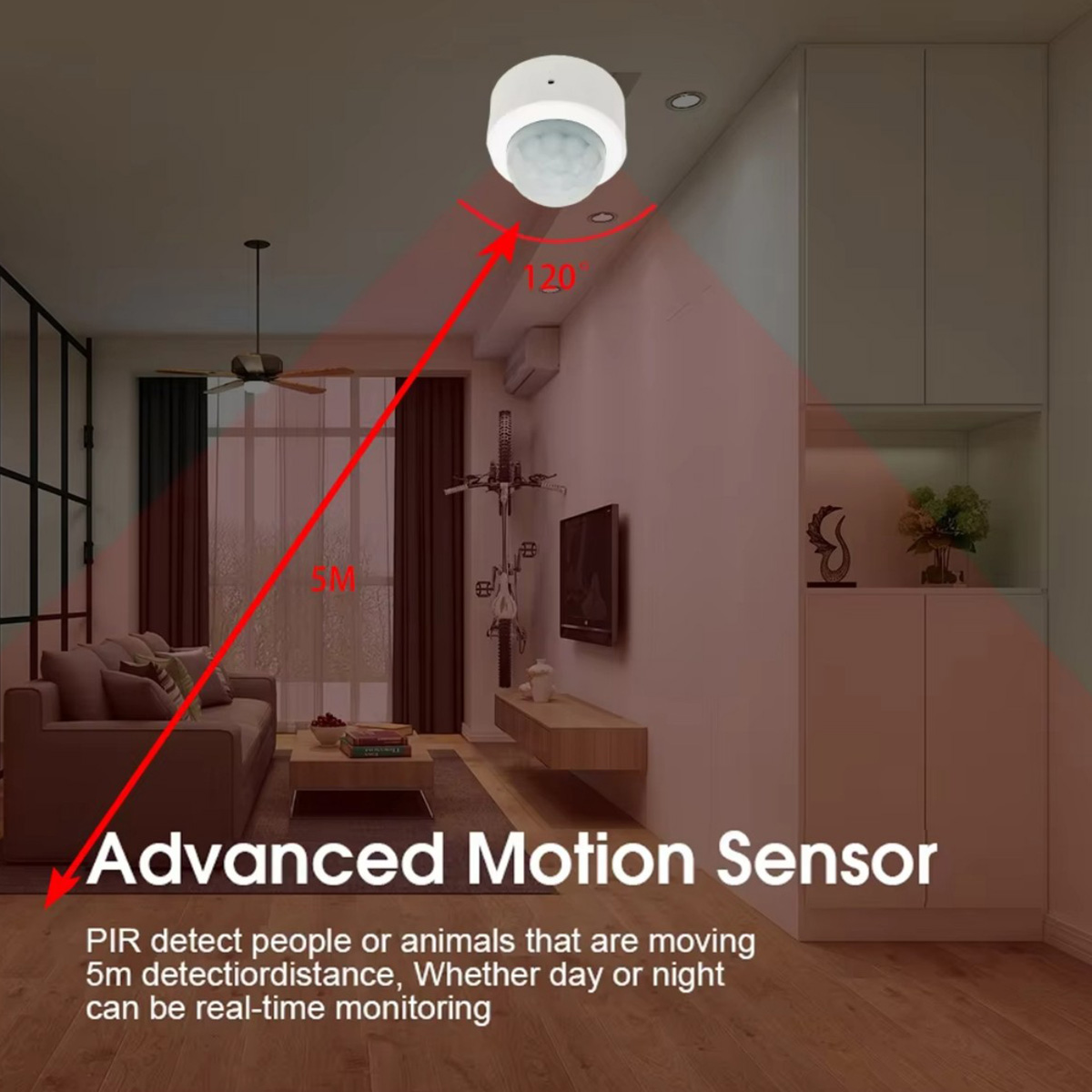 Zigbee PIR モーションセンサー人体赤外線検出器ホー - Smart Home Ir のレビューと価格