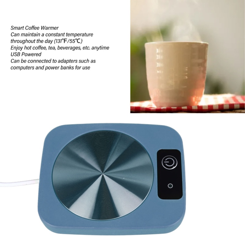スマート恒温コーヒーウォーマー USB給電式ポータブルマグウ - Smart Home Office のレビューと価格