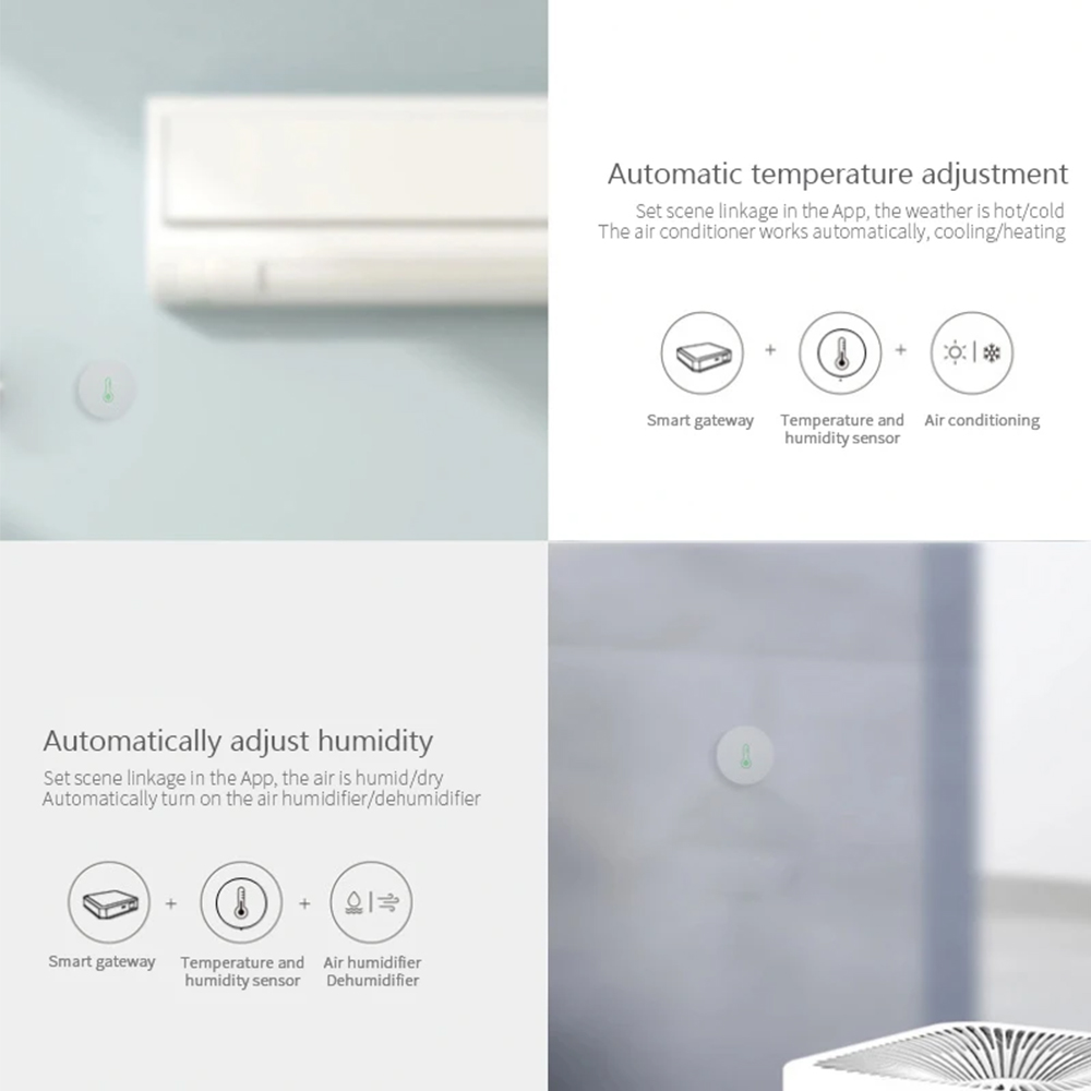 Tuya スマート Zigbee 温度と湿度センサーアプリ制 - Smart Home Furniture のレビューと価格