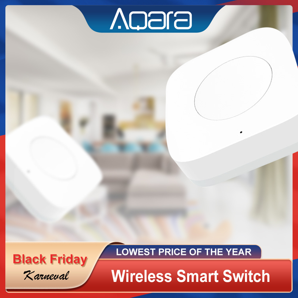 Aqara-スマートホームセンサー,ワイヤレスミニスイッチ, - Smart Home Xiaomi Devices のレビューと価格