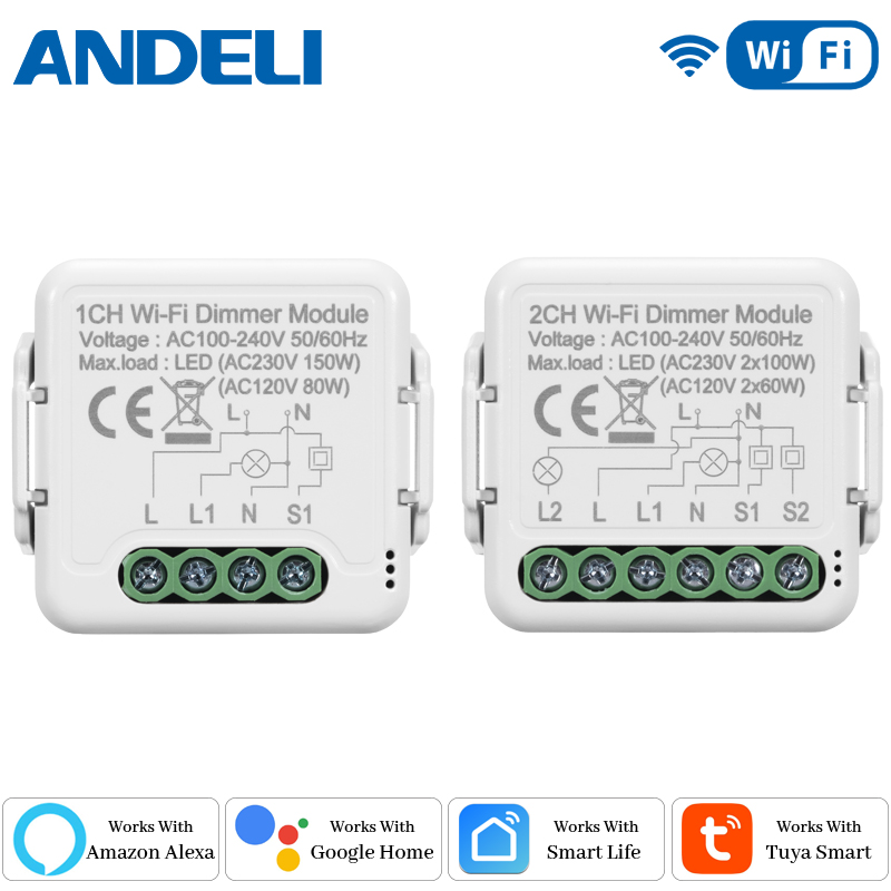 DIY Wifi スマート調光スイッチモジュール Tuya/ - Smart Home Integration のレビューと価格