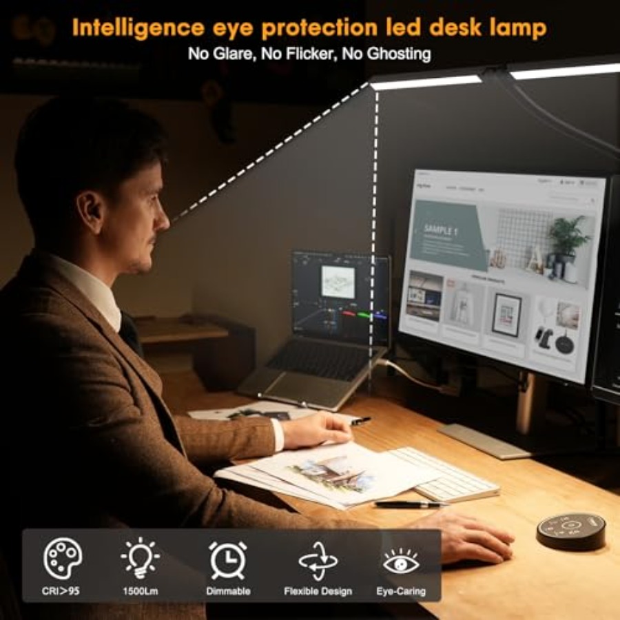 オフィス・家庭用LEDデスクランプ - 目に優しいアーキテク - Smart Home Office のレビューと価格