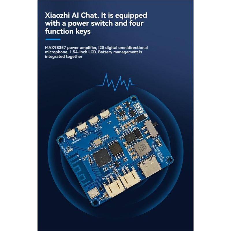 HFES AI 音声モジュール マイク & MAX98357 - Smart Home Ir のレビューと価格
