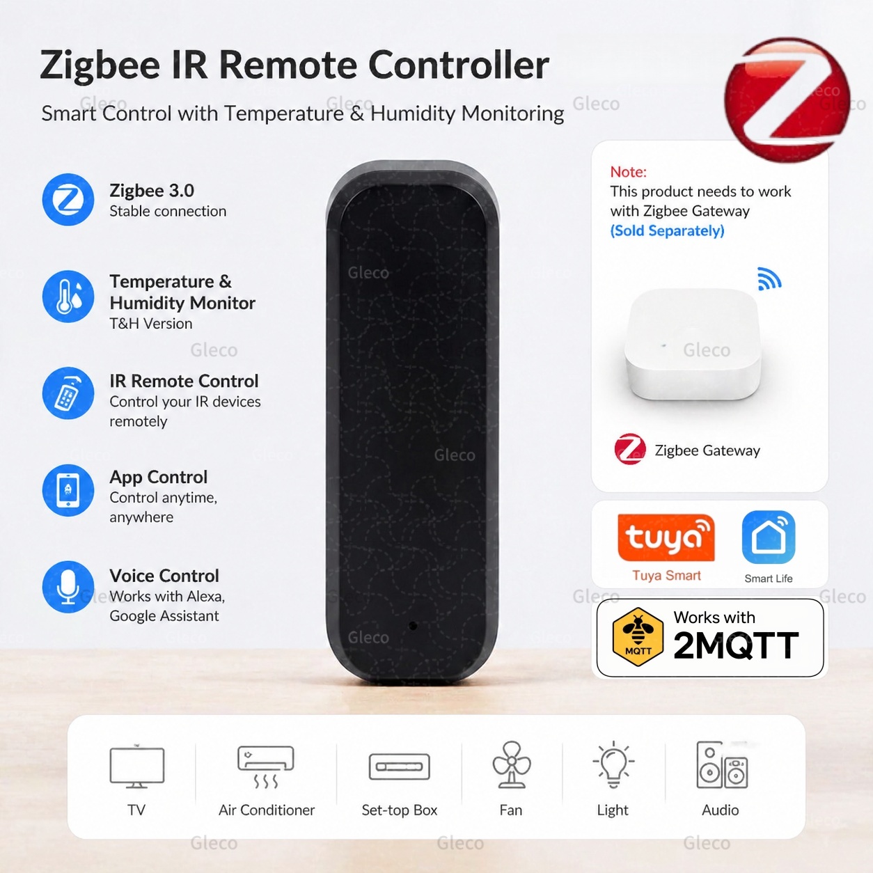 Zigbee スマート IR リモコン赤外線ユニバーサルスマ - Smart Home Ir のレビューと価格