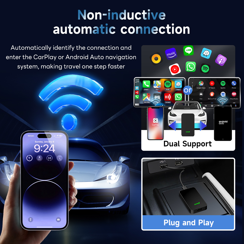 CarlinKit 5.0 有線接続からワイヤレス Andr - Smart Home Project のレビューと価格
