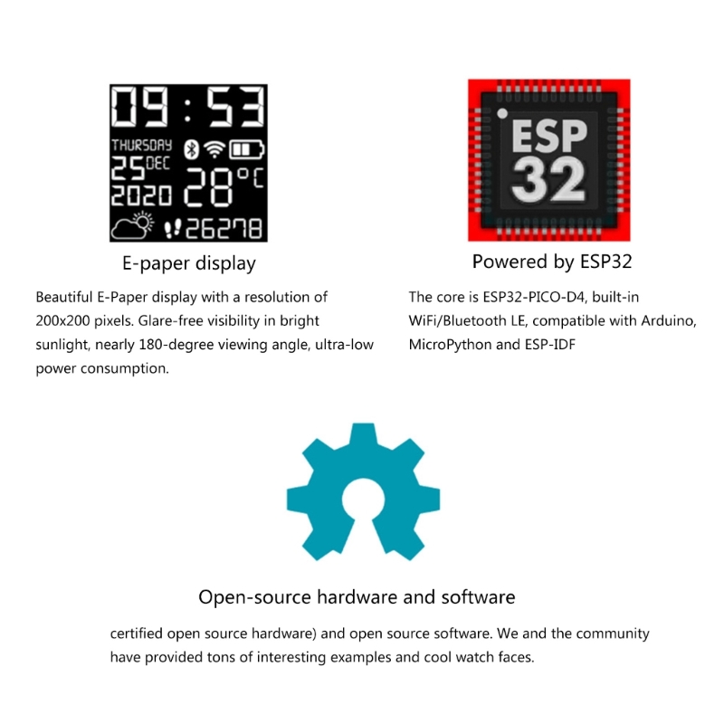 K0EA ESP32 スマートウォッチ オープンソース プロ - Smart Home Open Source のレビューと価格