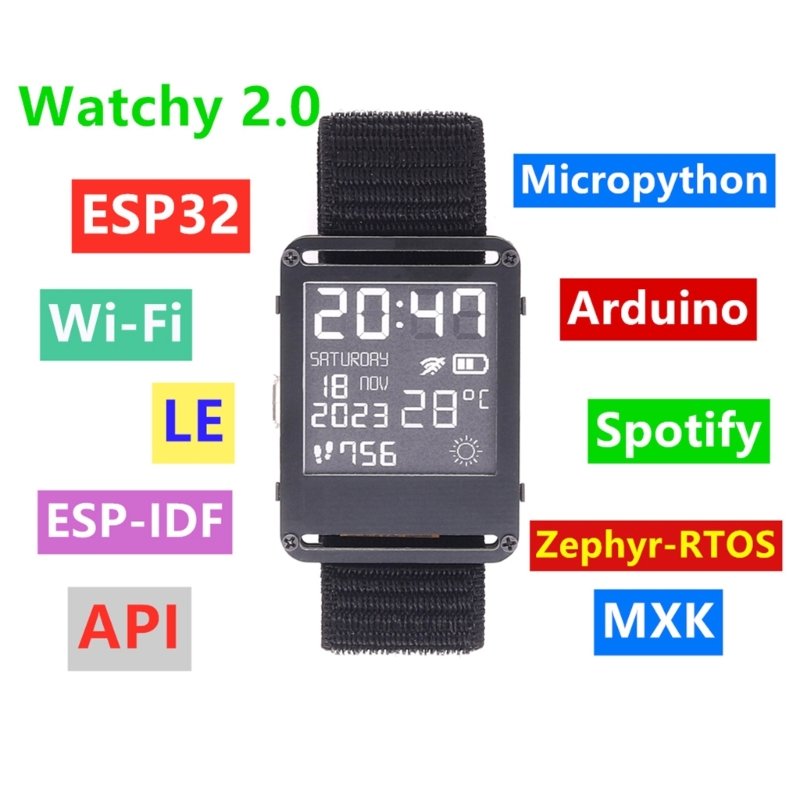 K0EA ESP32 スマートウォッチ オープンソース プロ - Smart Home Open Source のレビューと価格