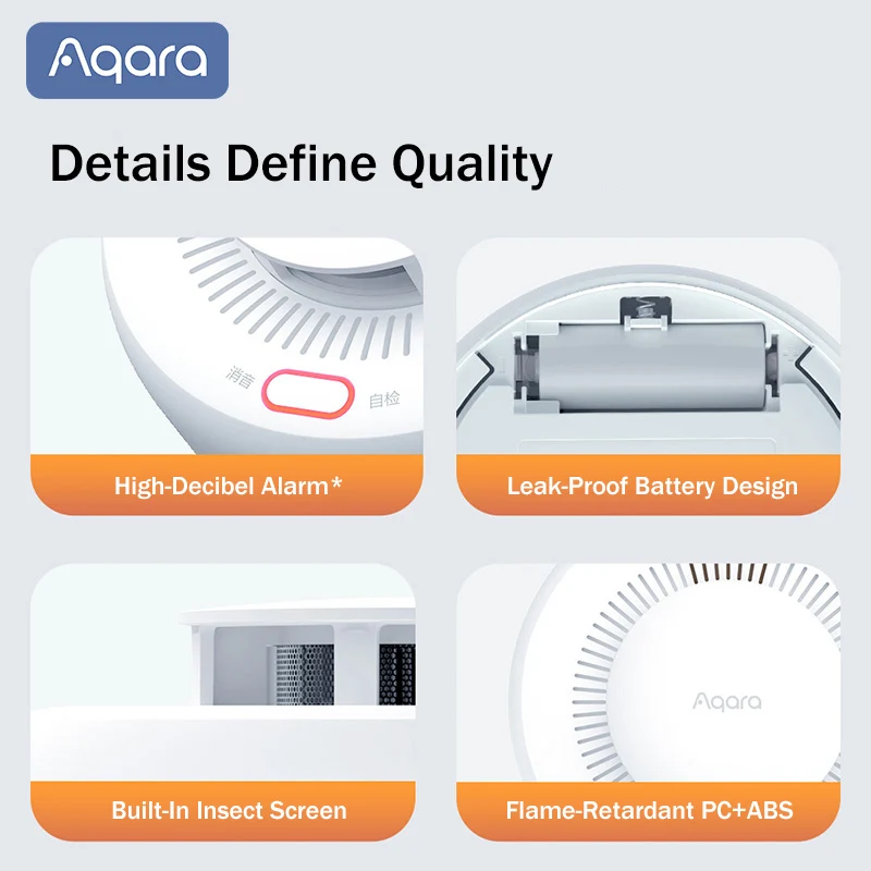 Aqara マタースモーク検知センサー火災警報モニター Zi - Smart Smoke Detector のレビューと価格