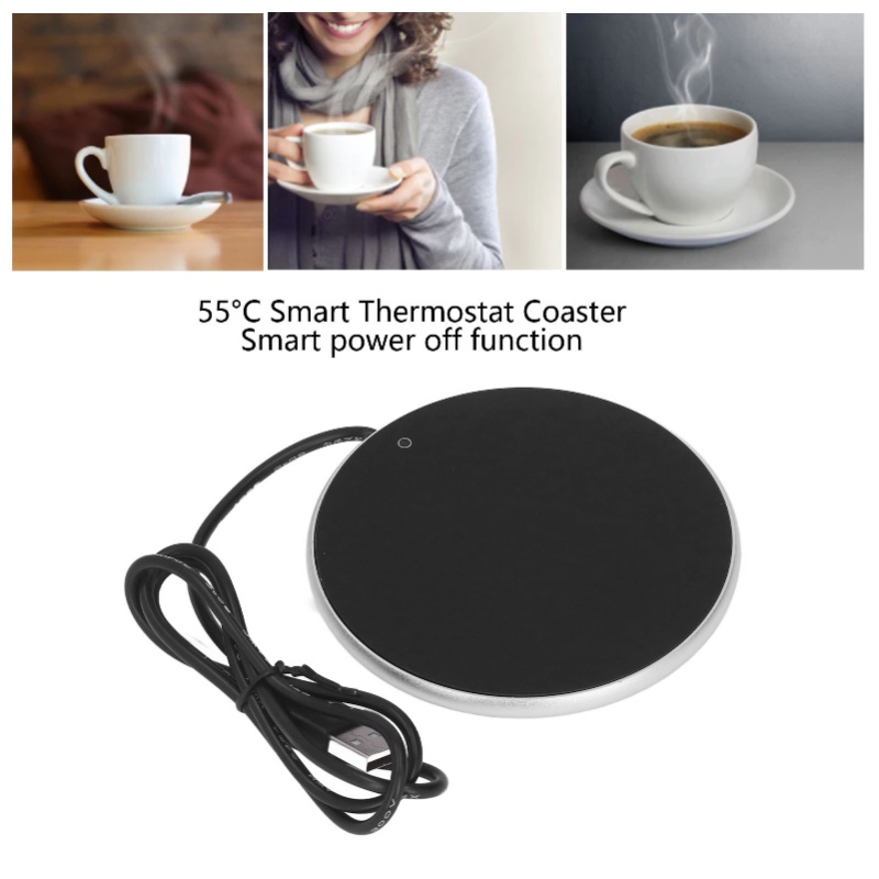 55 ° C型恒温スマートコーヒーマグウォーマー USBキャ - Smart Home Office のレビューと価格