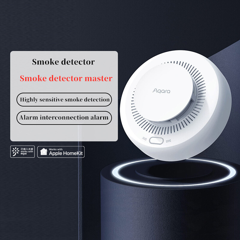 Aqara-インテリジェント煙探知器Zigbee 3.0,火 - Smart Smoke Detector のレビューと価格