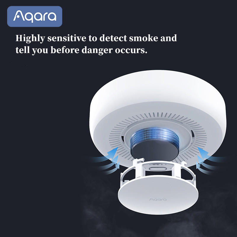 Aqara-インテリジェント煙探知器Zigbee 3.0,火 - Smart Smoke Detector のレビューと価格