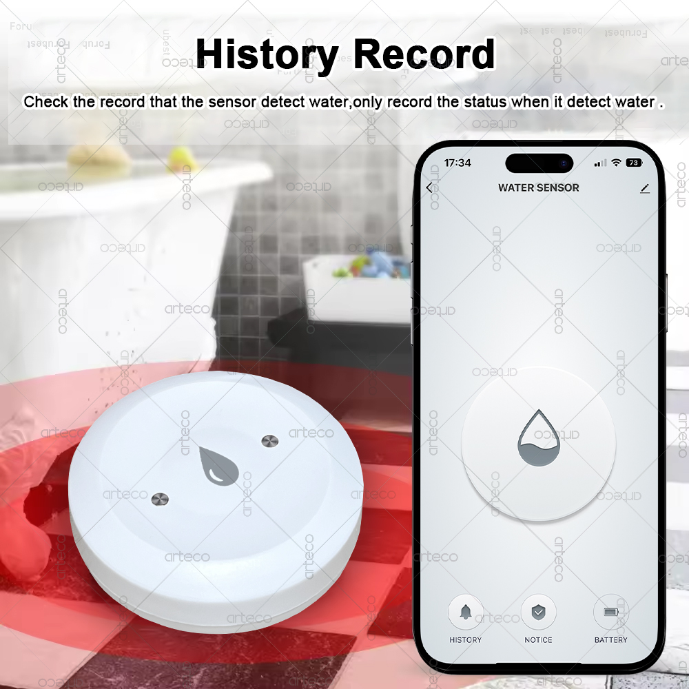 Tuya スマート Zigbee 水センサー 洪水水漏れ検出 - Smart Home Project のレビューと価格