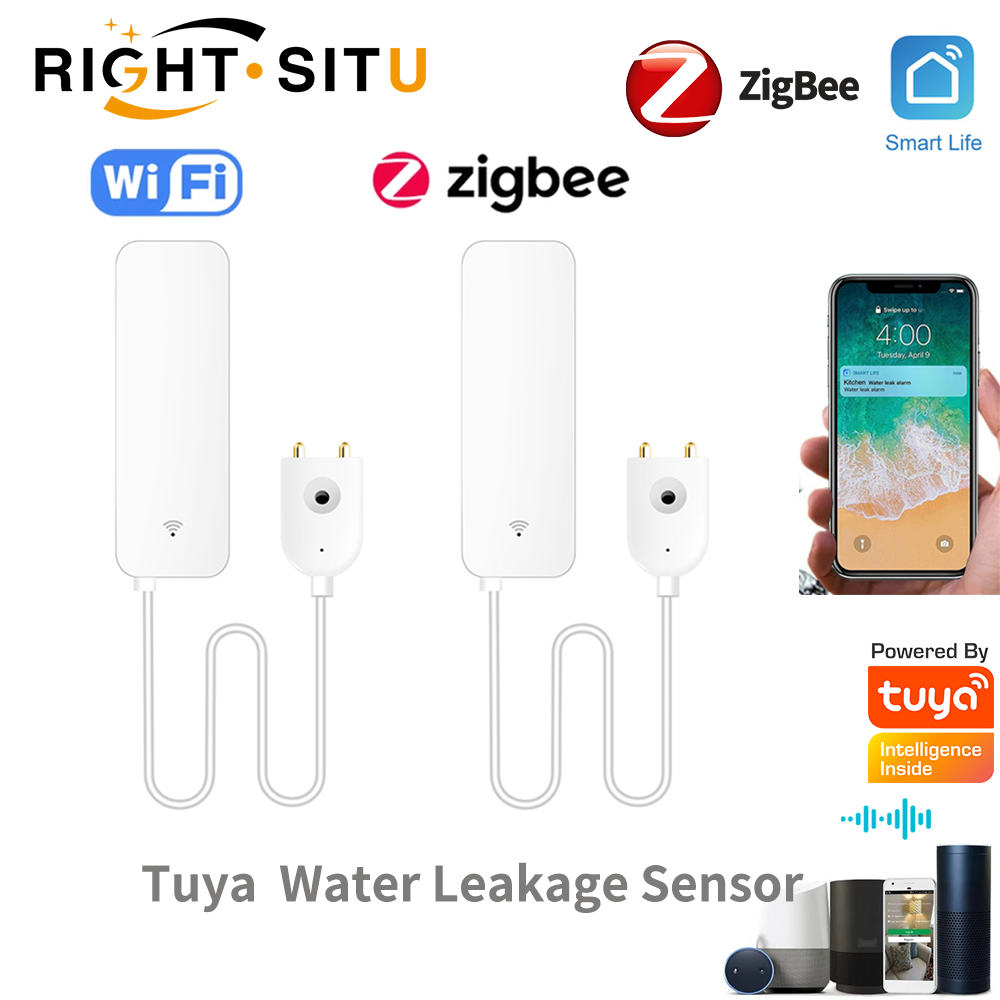 Tuya WiFi 漏水センサー、漏水検知器、Smartli - Wifi Water Leak Detector のレビューと価格