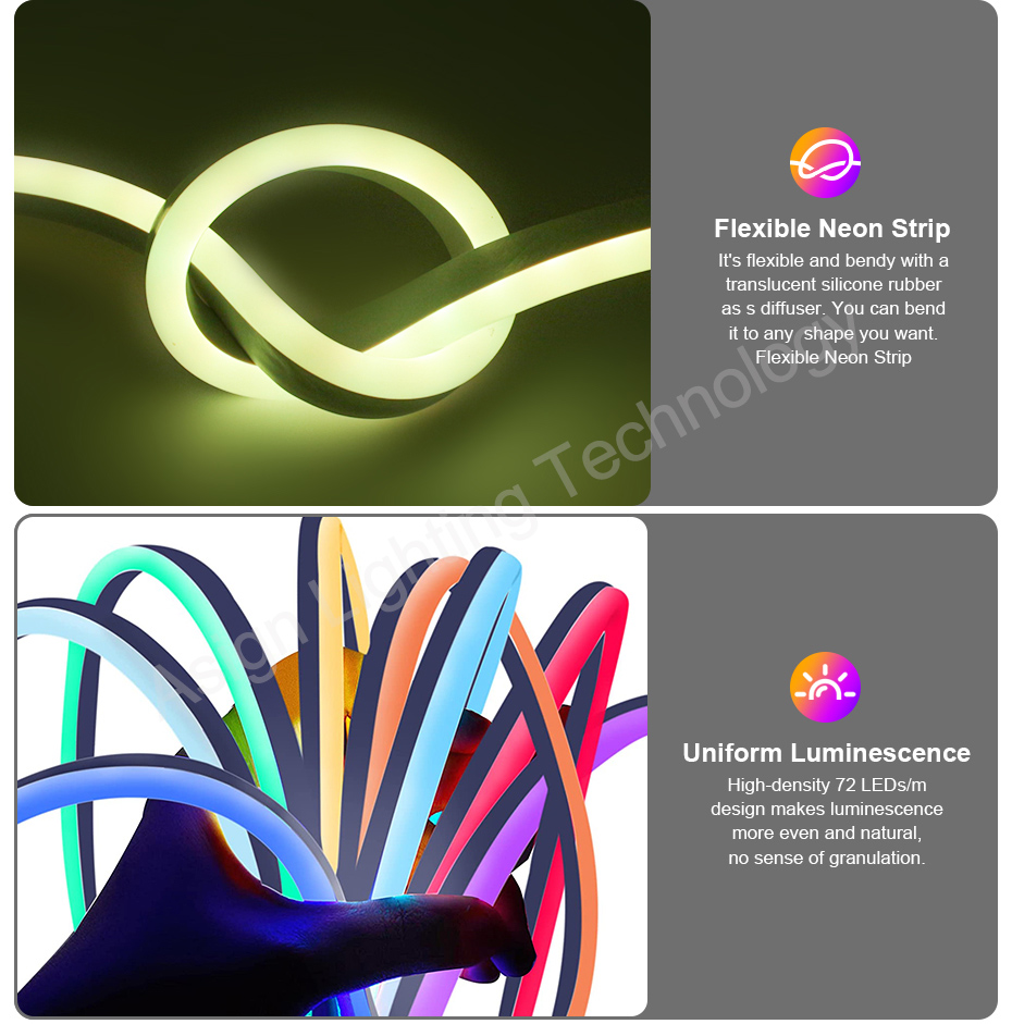 220V RGB LED ネオンストリップ EU AU 電源 - Smart Power Strip のレビューと価格