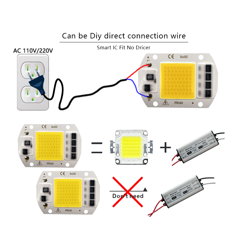 スマートLEDチップライト,3000k,6000k,20W, - Smart Bulb のレビューと価格