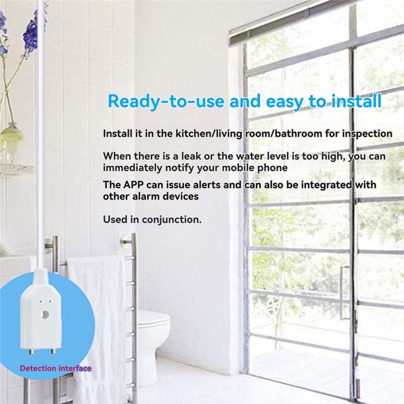 【NEW A09R！】Tuya Wifi スマート水漏れセン - Wifi Water Leak Detector のレビューと価格