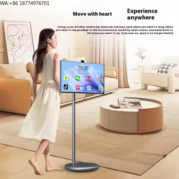 24インチAndroid 12搭載ポータブルLCDテレビ、ス - Smart Home Office のレビューと価格