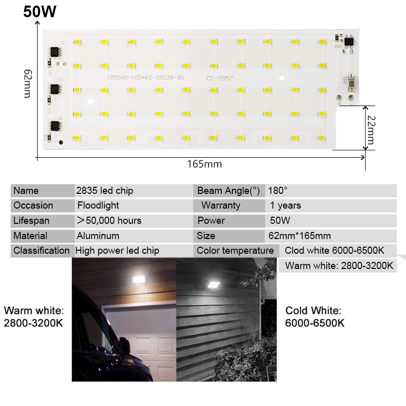 2 ピース/ロット 50 ワット LED ランプビーズ SM - Smart Bulb のレビューと価格