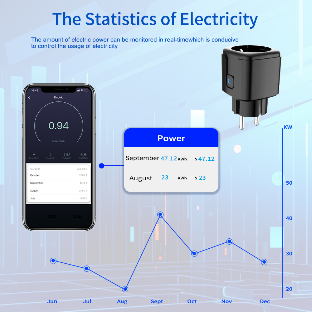 Tuya スマートソケット WiFi リモートコントロール  - Smart Home Project のレビューと価格