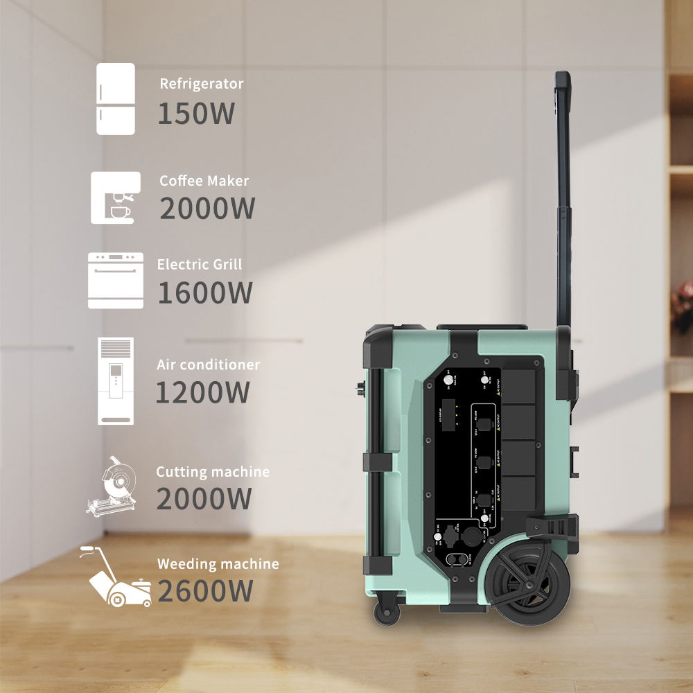 ポータブル7680Whスマートモニタリングシステムモバイル電 - Smart Home In Us のレビューと価格
