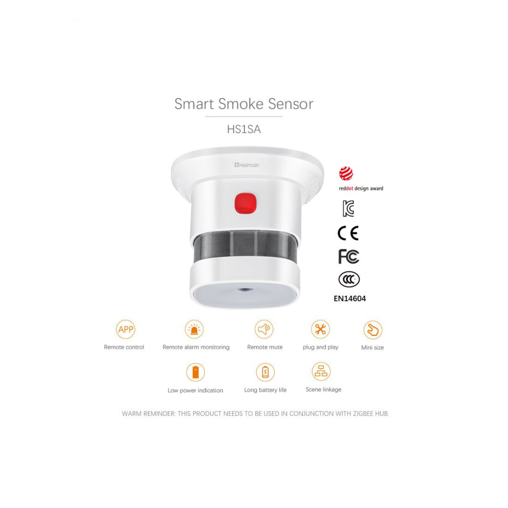 Tuya スマート Zigbee 煙探知機 85dB 大音量 - Smart Smoke Detector のレビューと価格