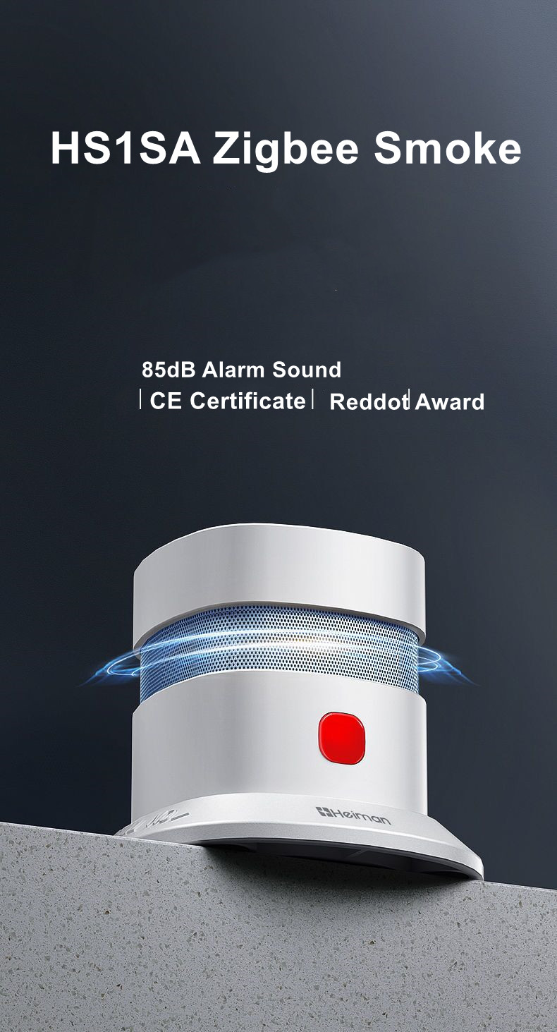 Tuya スマート Zigbee 煙探知機 85dB 大音量 - Smart Smoke Detector のレビューと価格
