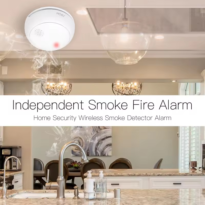 MOES ZigBee スマートワイヤレス煙探知機火災 85 - Smart Smoke Detector のレビューと価格