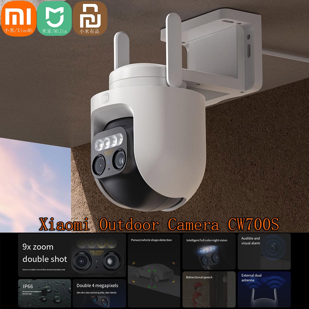 Xiaomi-Mijia ptzアウトドアカメラ,セキュリテ - Smart Home Xiaomi Devices のレビューと価格