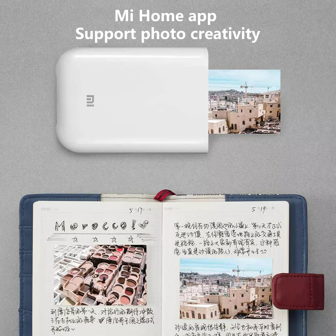 オリジナルXiaomi Miポータブルポケットフォトプリンタ - Smart Home Xiaomi Devices のレビューと価格