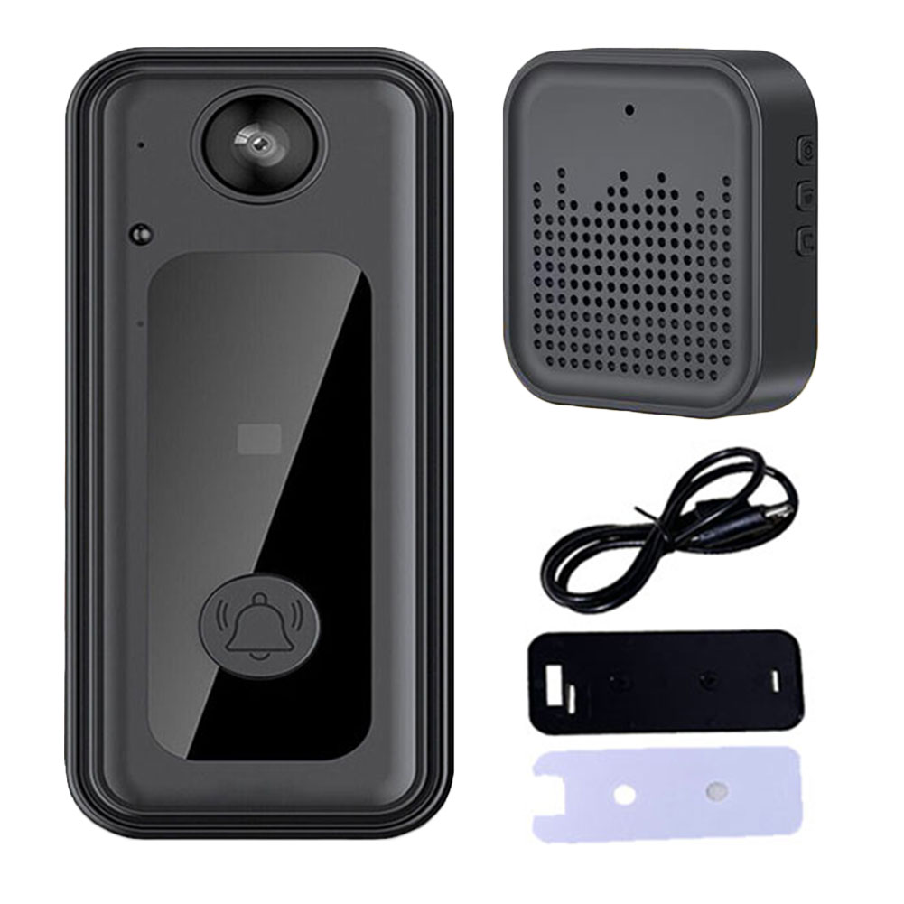 ワイヤレスカメラドアベル双方向オーディオスマートビデオドアベ - Video Doorbell のレビューと価格
