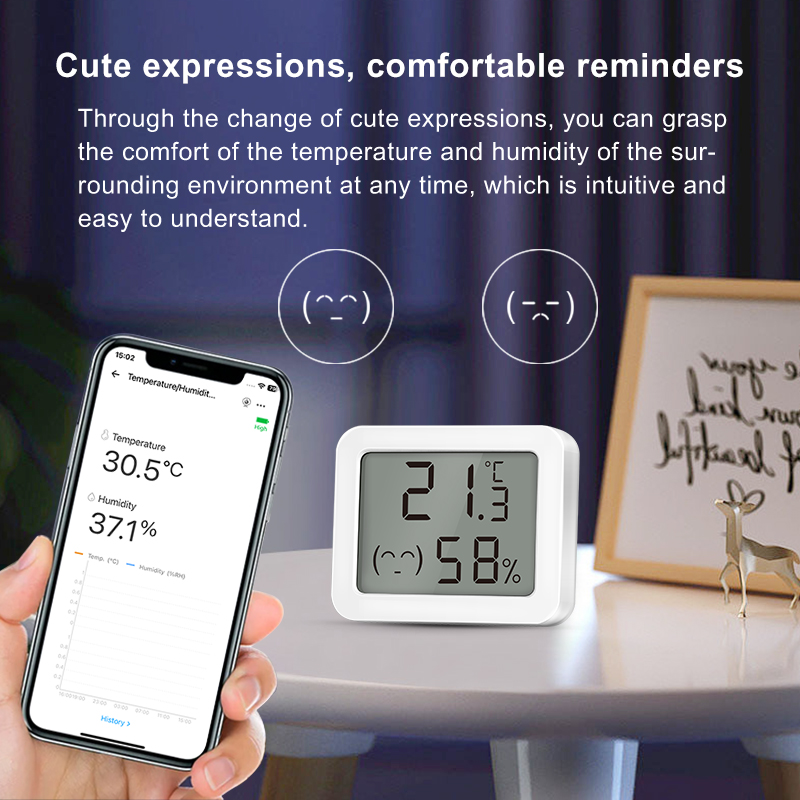 Ewelink Zigbee3.0 温度と湿度センサー リア - Smart Home Furniture のレビューと価格