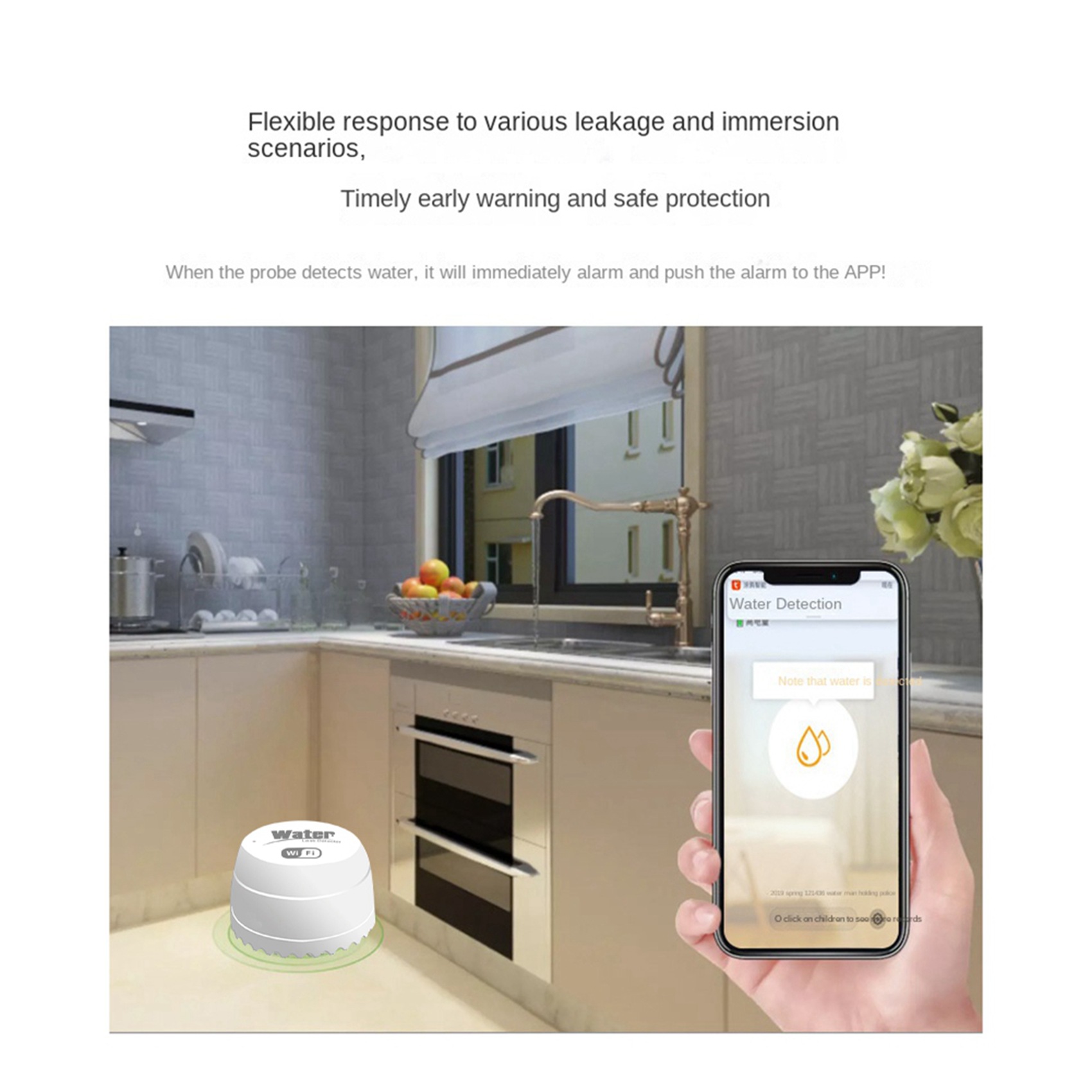 ABKW-3X Wifi クロウスマート水漏れ検知器 漏水セ - Wifi Water Leak Detector のレビューと価格