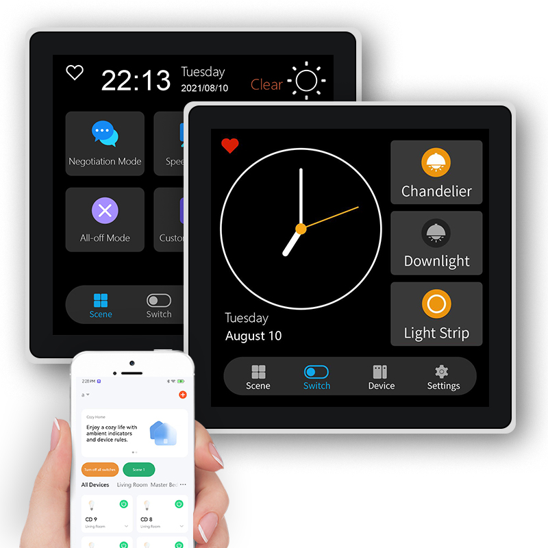 FUERS 4 インチタッチスクリーン多機能スマート壁スイッ - Smart Home Touchscreen Control Panel のレビューと価格