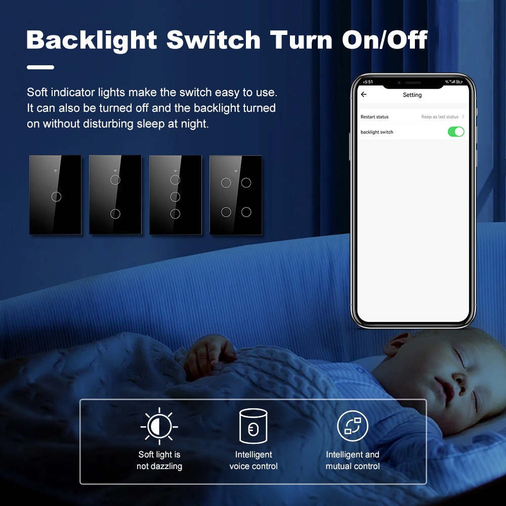 スマートライフ Wifi+Bluetooth タッチライトウ - Smart Home Touchscreen Control Panel のレビューと価格