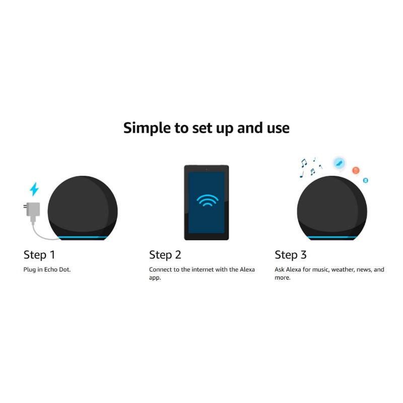 時計表示付きスマートスピーカー |   Echo Dot 第 - Smart Home Voice Assistant のレビューと価格